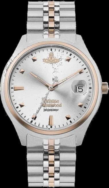 Vivienne Westwood VV261SLSR Camberwell Two-Tone Stainless Steel Silver Dial Women's Watch