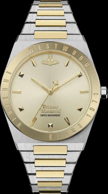 Vivienne Westwood VV244CPSG Two-Tone Stainless Steel Dial Gold Women's Watch