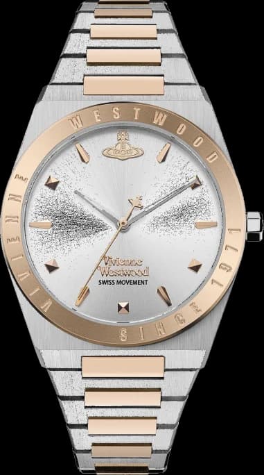 Vivienne Westwood VV244SLSR Two-Tone Stainless Steel Silver Dial Women's Watch