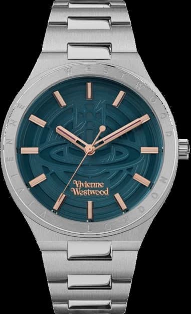 Vivienne Westwood VV257TLSL Silver Stainless Steel Blue Dial Women's Watch