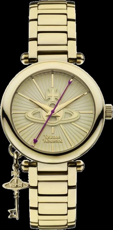 Vivienne Westwood VV006KGD Champagne Dial Stainless Steel Bracelet Women's Watch