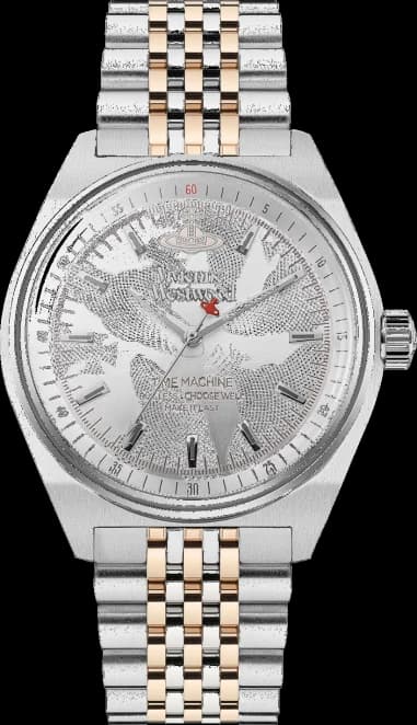 Vivienne Westwood VV251WSSR Two-Tone Stainless Steel Silver Dial Women's Watch