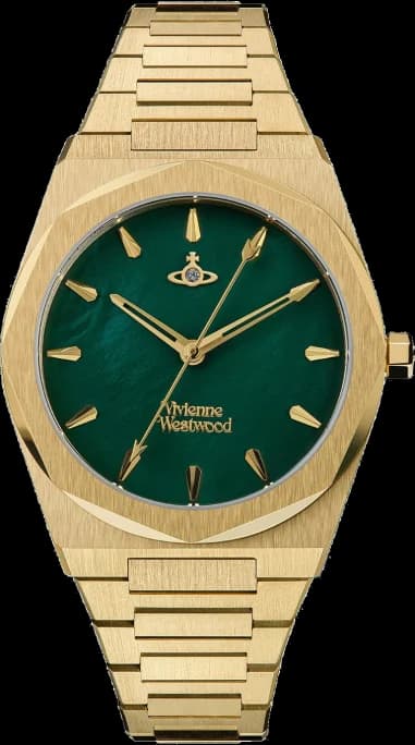 Vivienne Westwood VV244GRGD Gold Stainless Steel Green Dial Women's Watch
