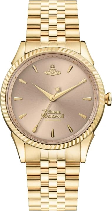 Vivienne Westwood VV240PKGD Gold Stainless Steel and Rose Dial Women's Watch