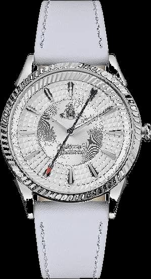 Vivienne Westwood VV240SLLC Leather Strap White Dial Women's Watch