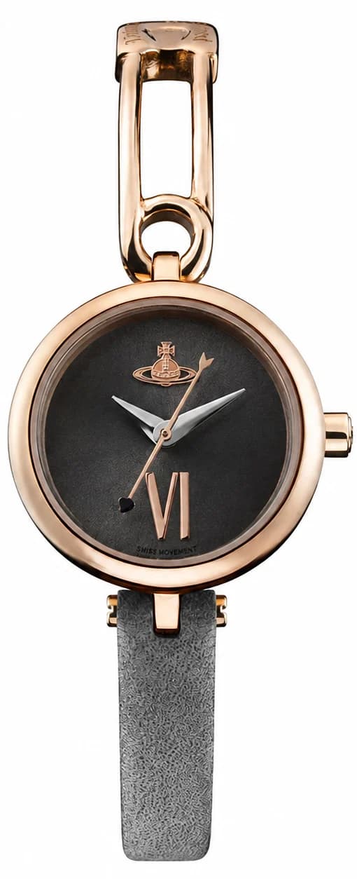 Vivienne Westwood Soho VV200RSGY Grey Dial Leather Strap Women's Watch