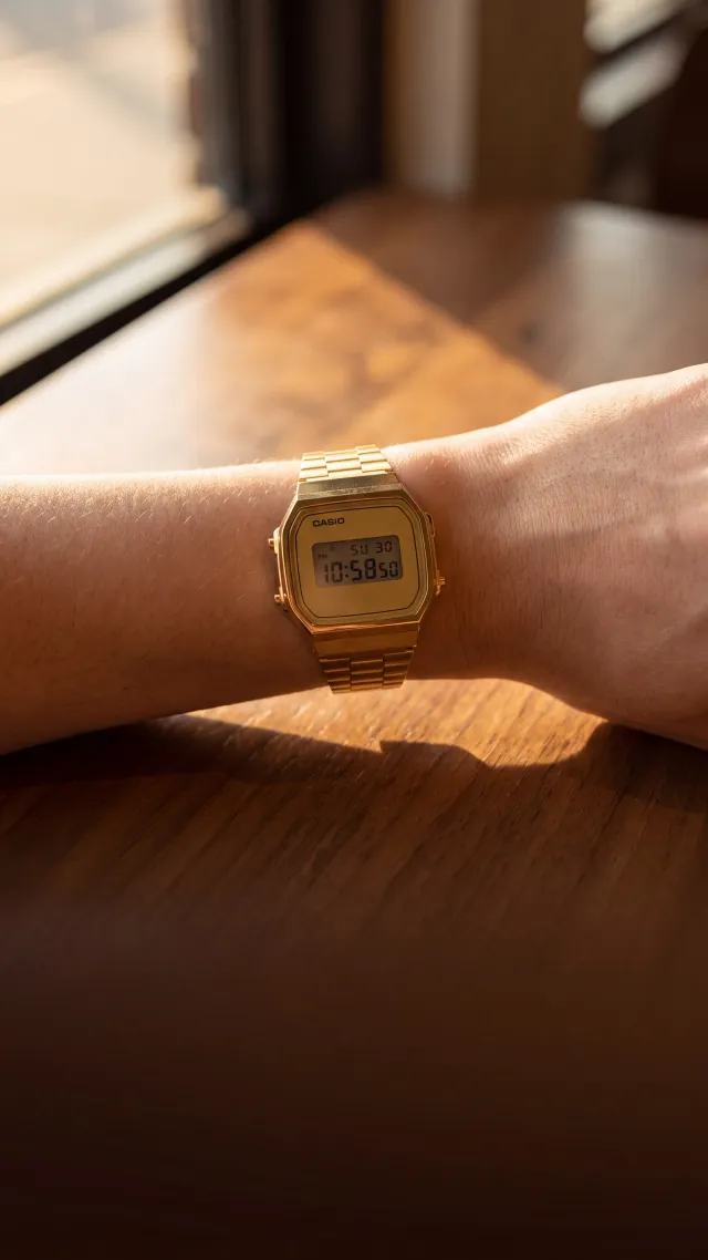 Montre Casio portée